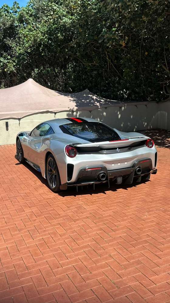 Ferrari 488 Pista rear view after Washr premium detail service